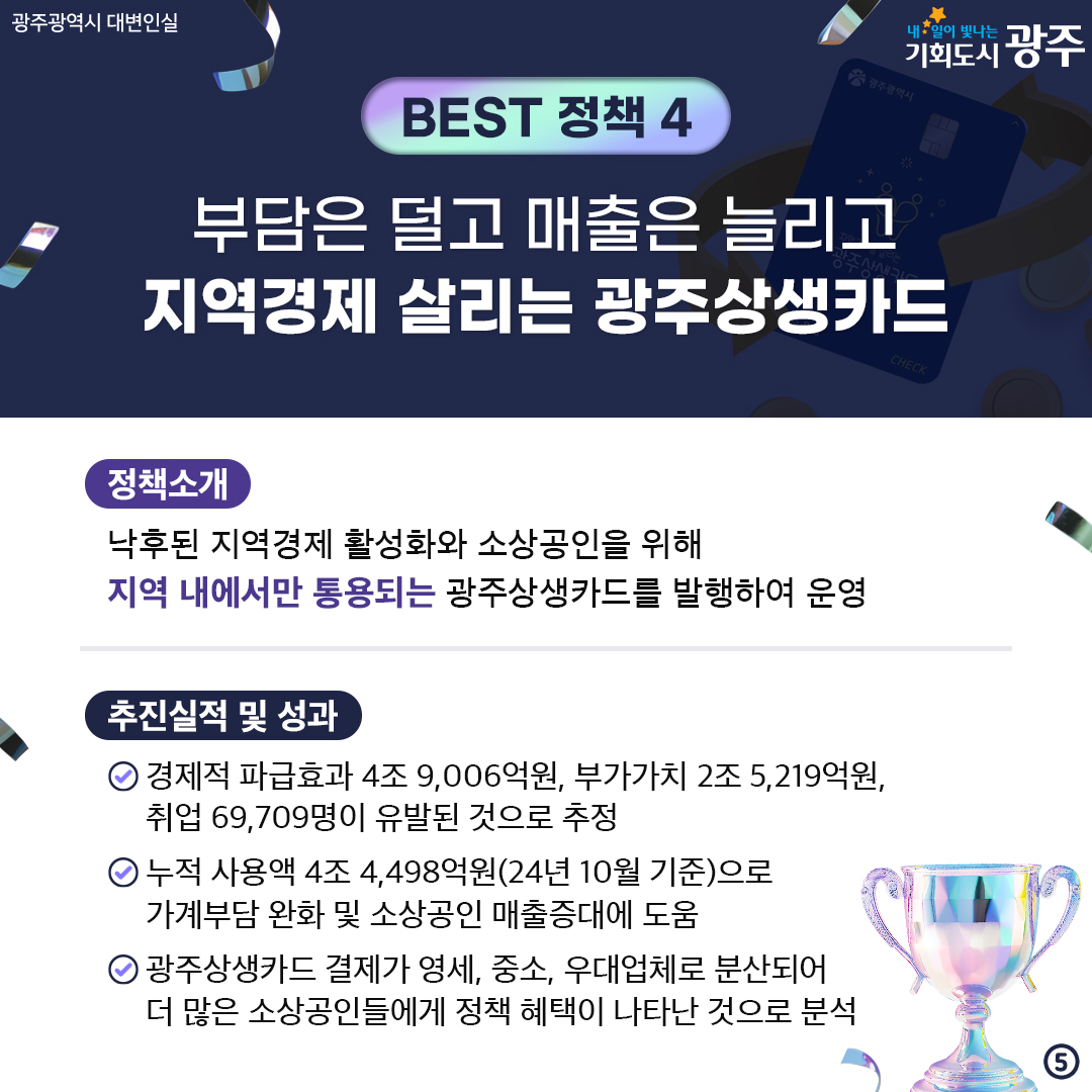 광주를 빛내다! 광주를 바꾸다! 2024 광주광역시 스타정책 BEST 10 시민과 함께 선정했습니다. 2024 스타정책 경진대회에서 엄선한 광주광역시 올해의 베스트 정책은?_5