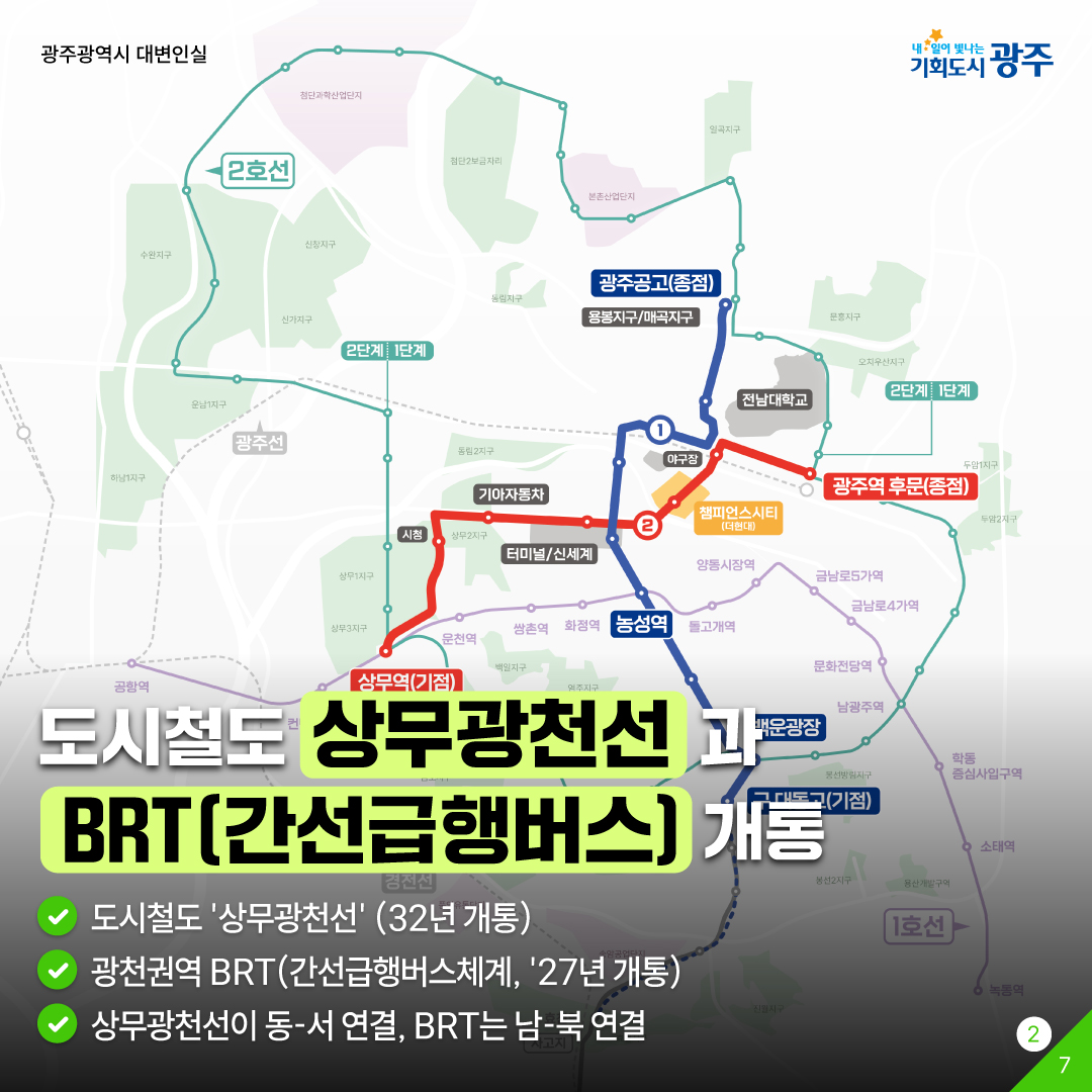 광천권역 교통난 대책, 광주는 계획이 다 있구나!? 대･자･보 도시로 교통난 타파!_2