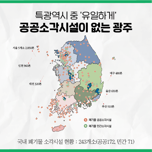 하루동안 광주에서 발생하는 생활폐기물(종량제봉투) 550톤_3