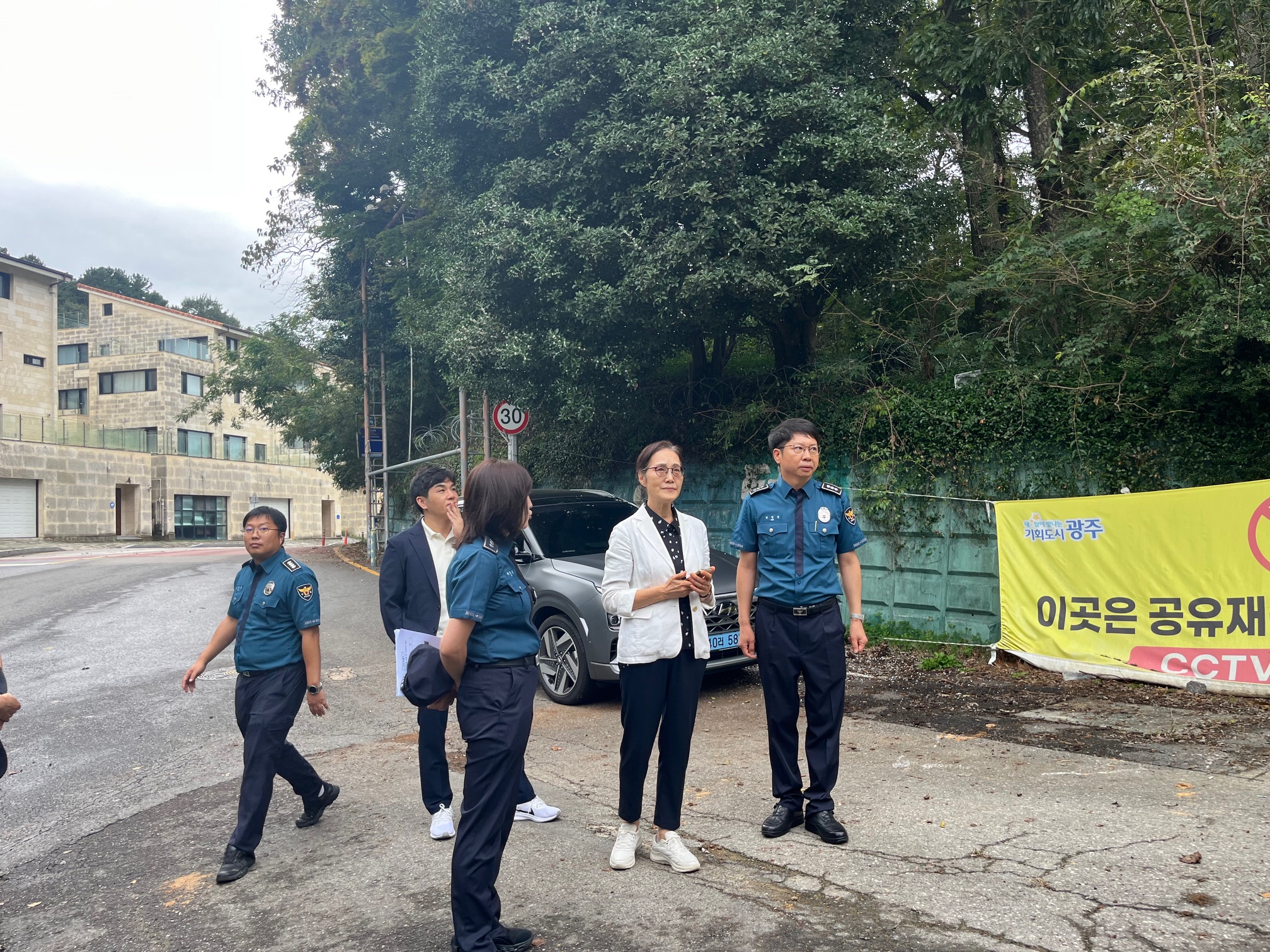 도심 안전취약지역(구 신양파크호텔 부지) 현장 방문