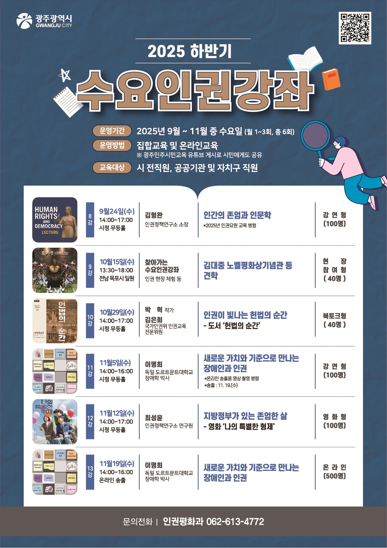 광주시, 수요인권강좌로 공직자 인권역량 강화