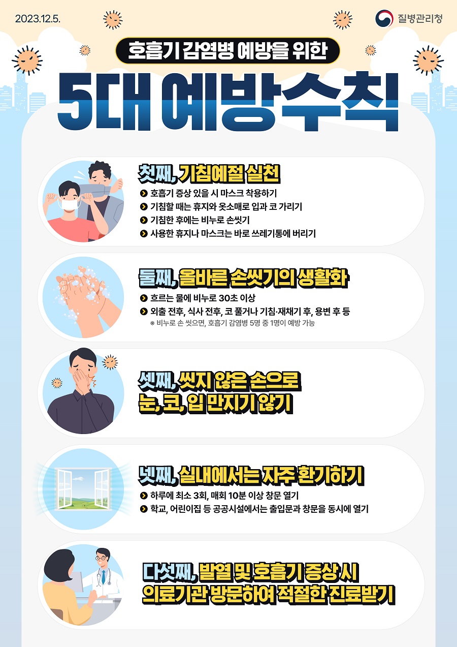 백일해 급증…광주시, 휴가철 감염병 주의