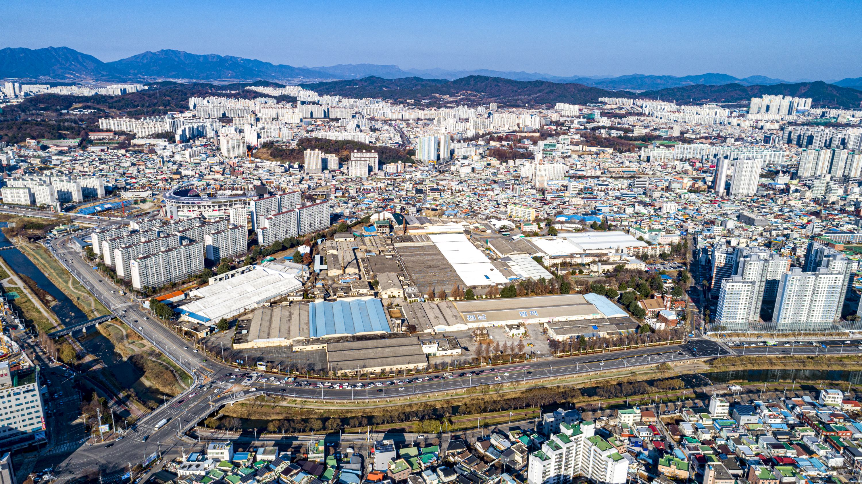 전남방직 일대