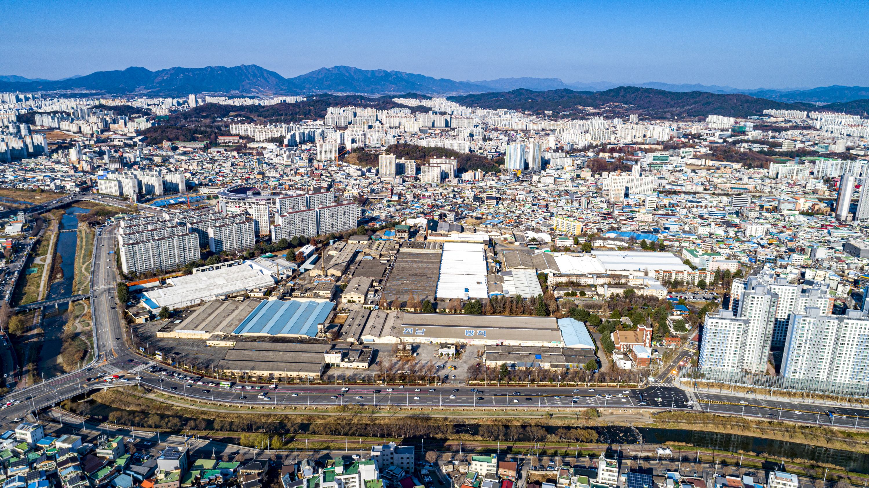 전남방직 일대