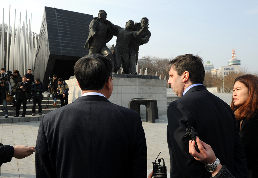 마크 리퍼트 주한미국대사 광주방문