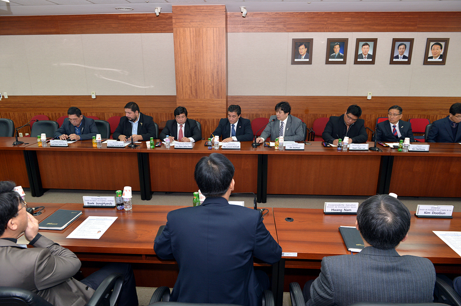파라과이 센트럴주지사 일행 한국광기술원