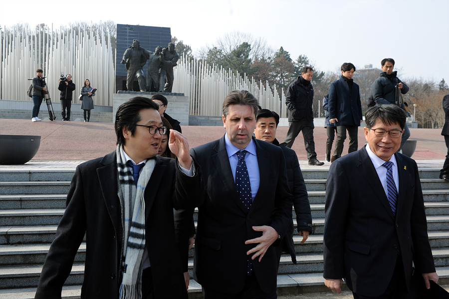 마크 리퍼트 주한미국대사 광주방문