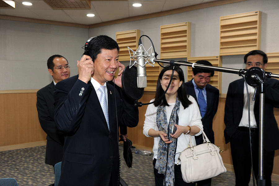 중국 광저우시장 일행 CGI센터 방문