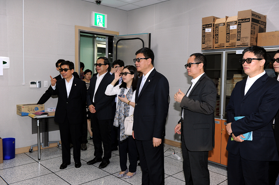 중국 광저우시장 일행 CGI센터 방문