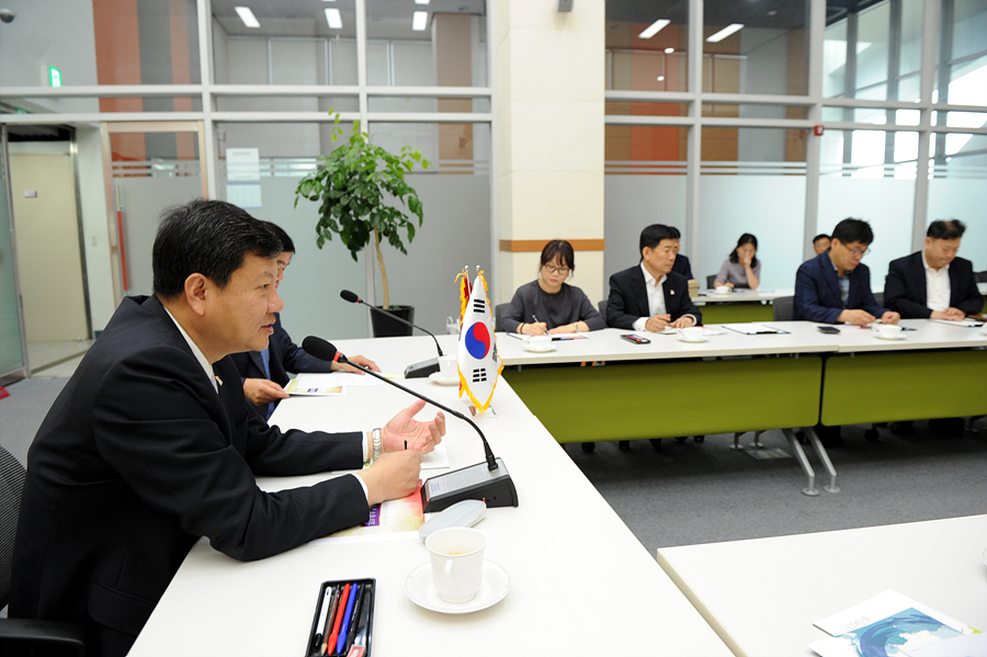 중국 광저우시장 일행 CGI센터 방문