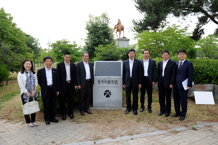 중국 광저우시장 일행 광저우로 방문