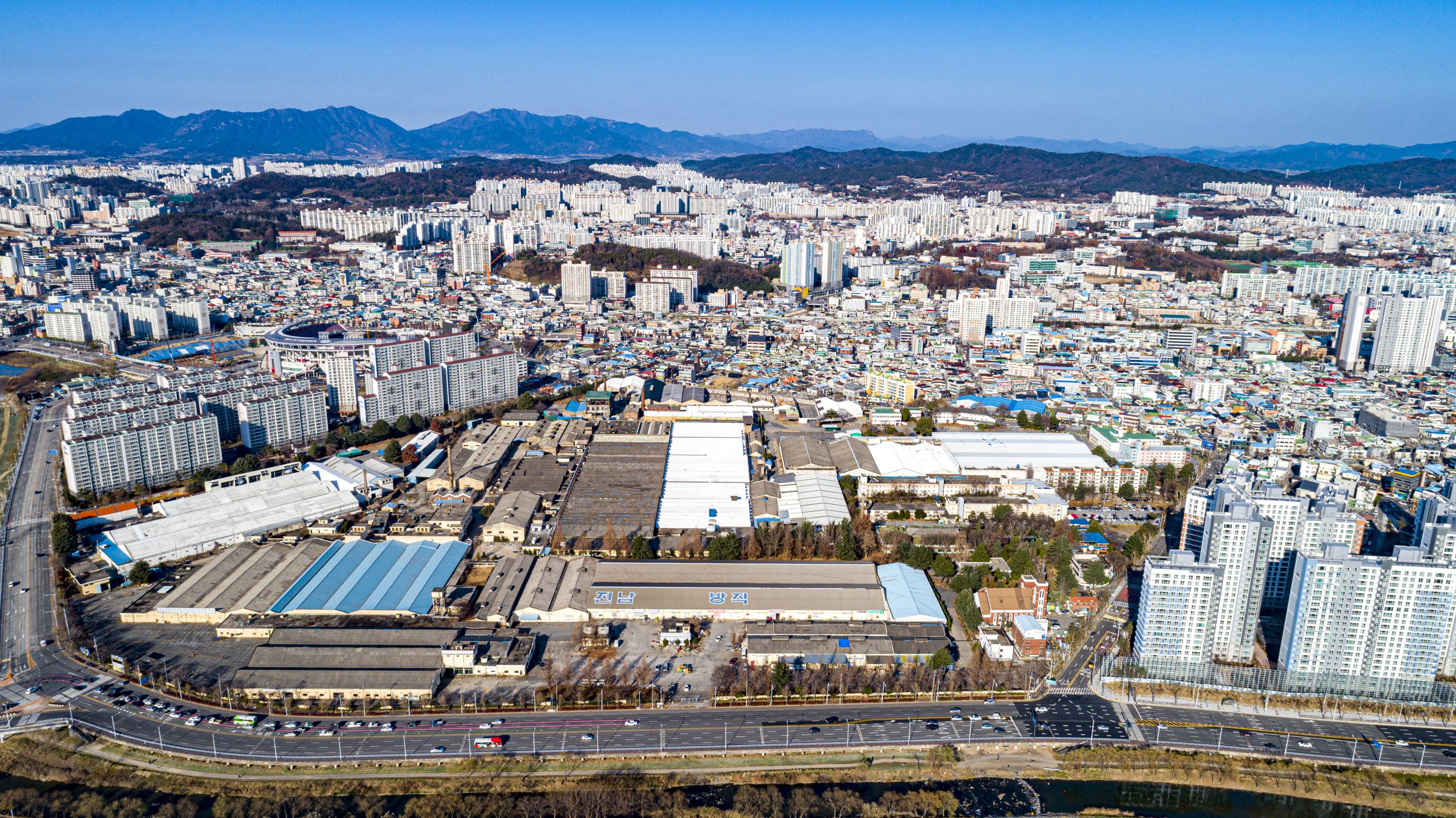 전남방직 일대