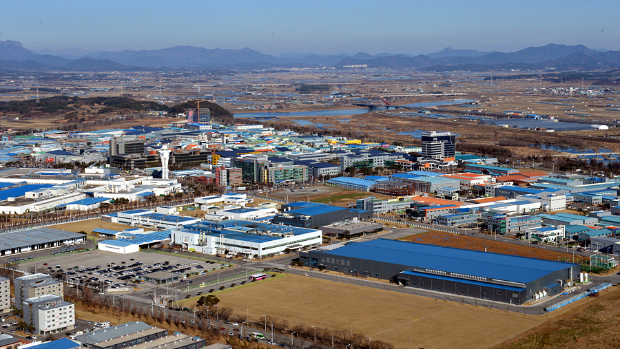 광주첨단과학국가산업단지 항공촬영