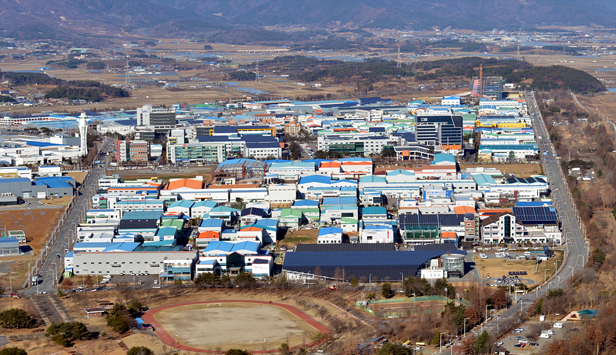 광주첨단과학국가산업단지 항공촬영