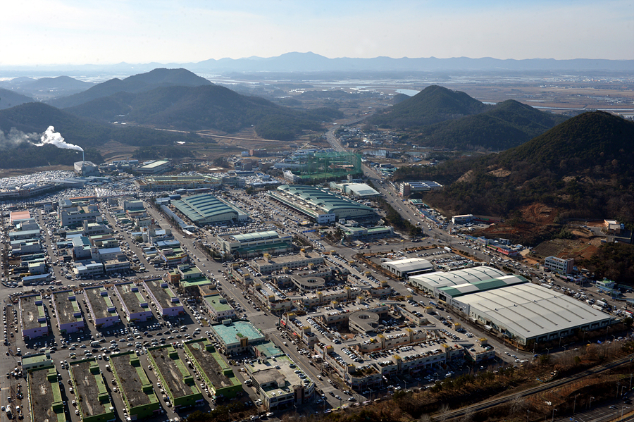 풍암농수산물도매시장 일원 항공촬영