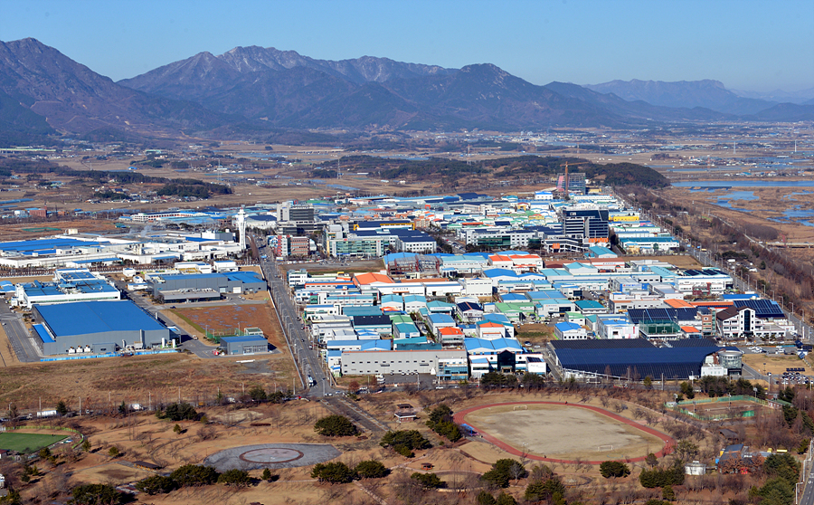 광주첨단과학국가산업단지 항공촬영