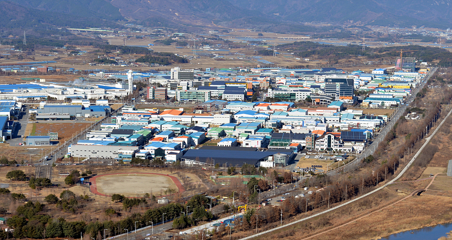 광주첨단과학국가산업단지 항공촬영