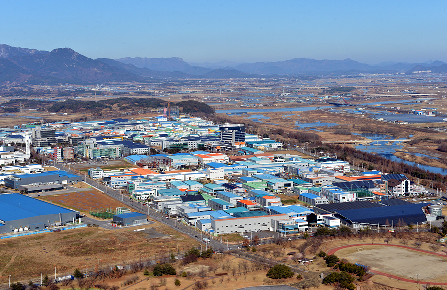 광주첨단과학국가산업단지 항공촬영