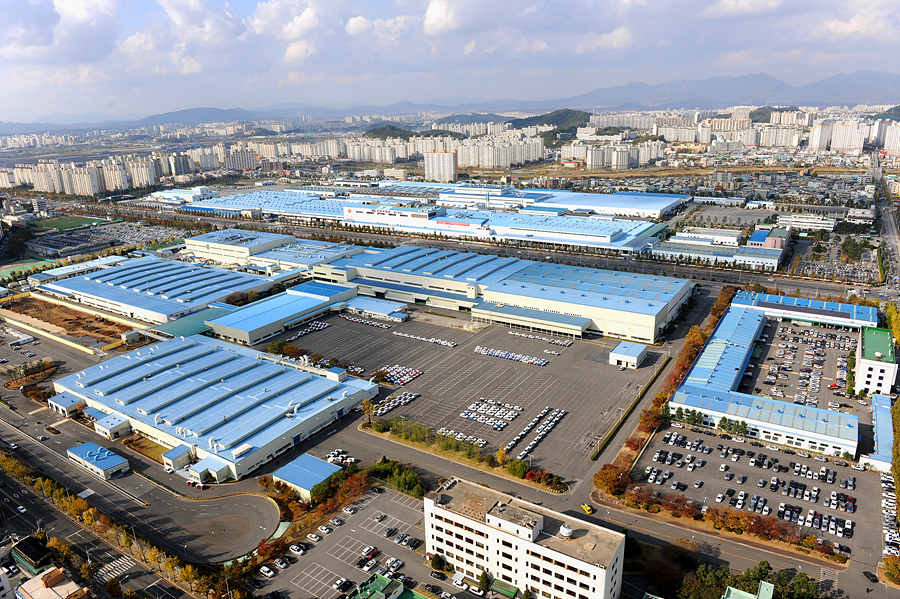 기아자동차 광주공장 항공