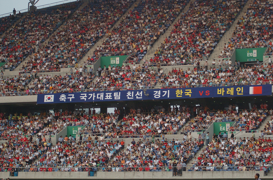 국가대표팀 친선경기 관람객