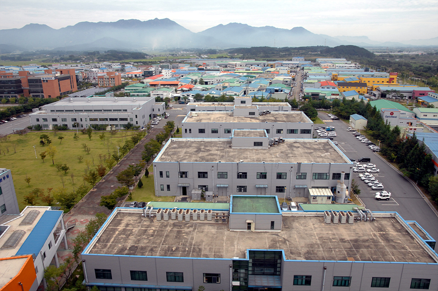 광주첨단과학국가산업단지 항공촬영