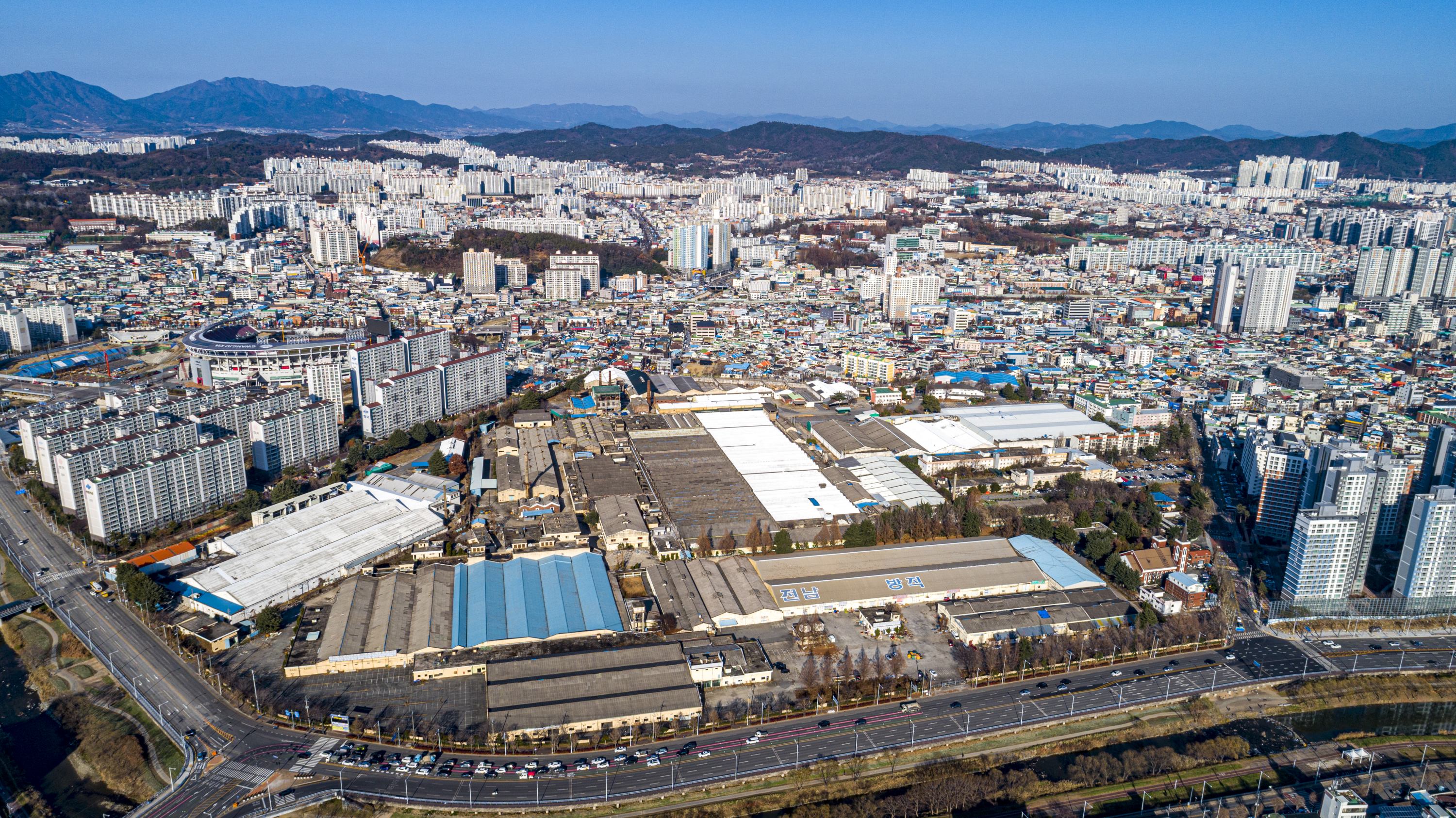 전남방직 일대