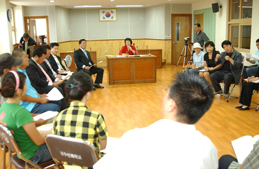 교육사회위원회 현장