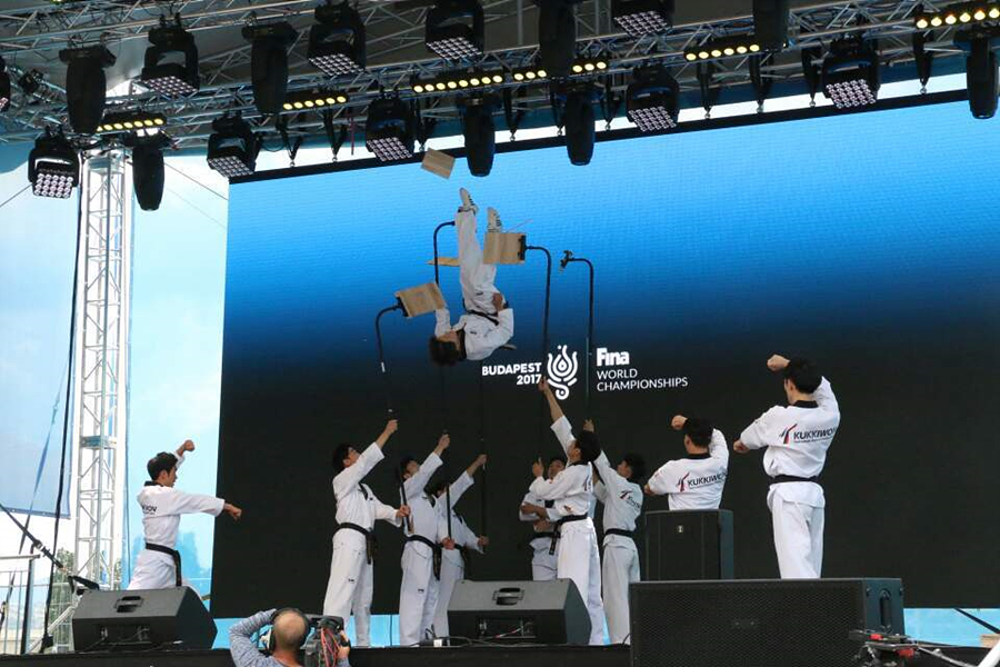 부다페스트 국기원시범