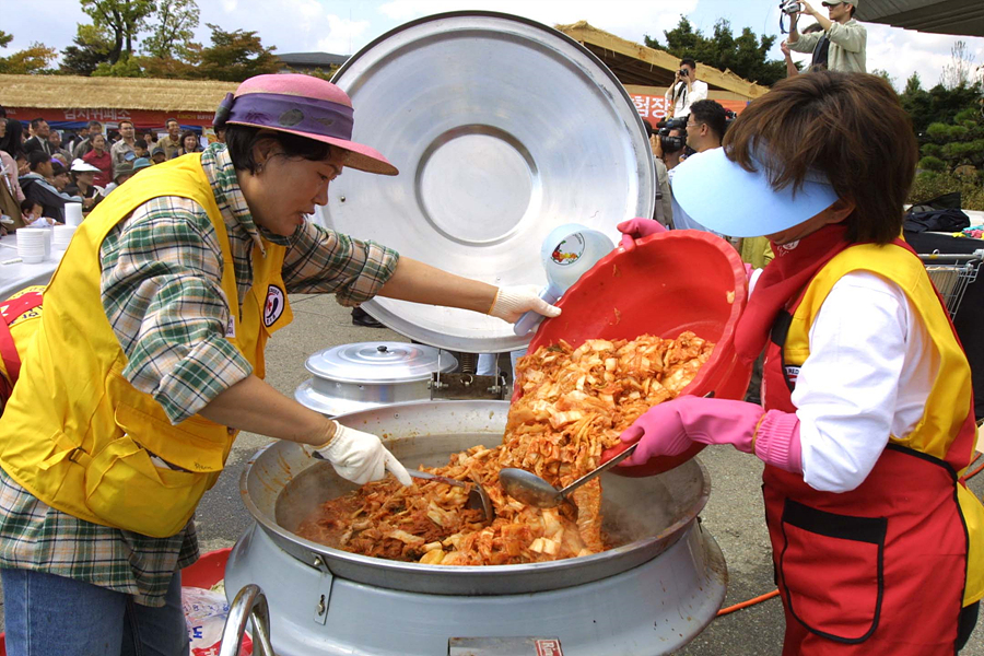 제10회 광주김치대축제 김치부침