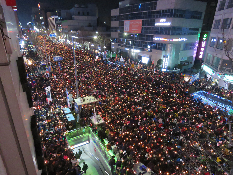 15만의 광주시국촛불대회