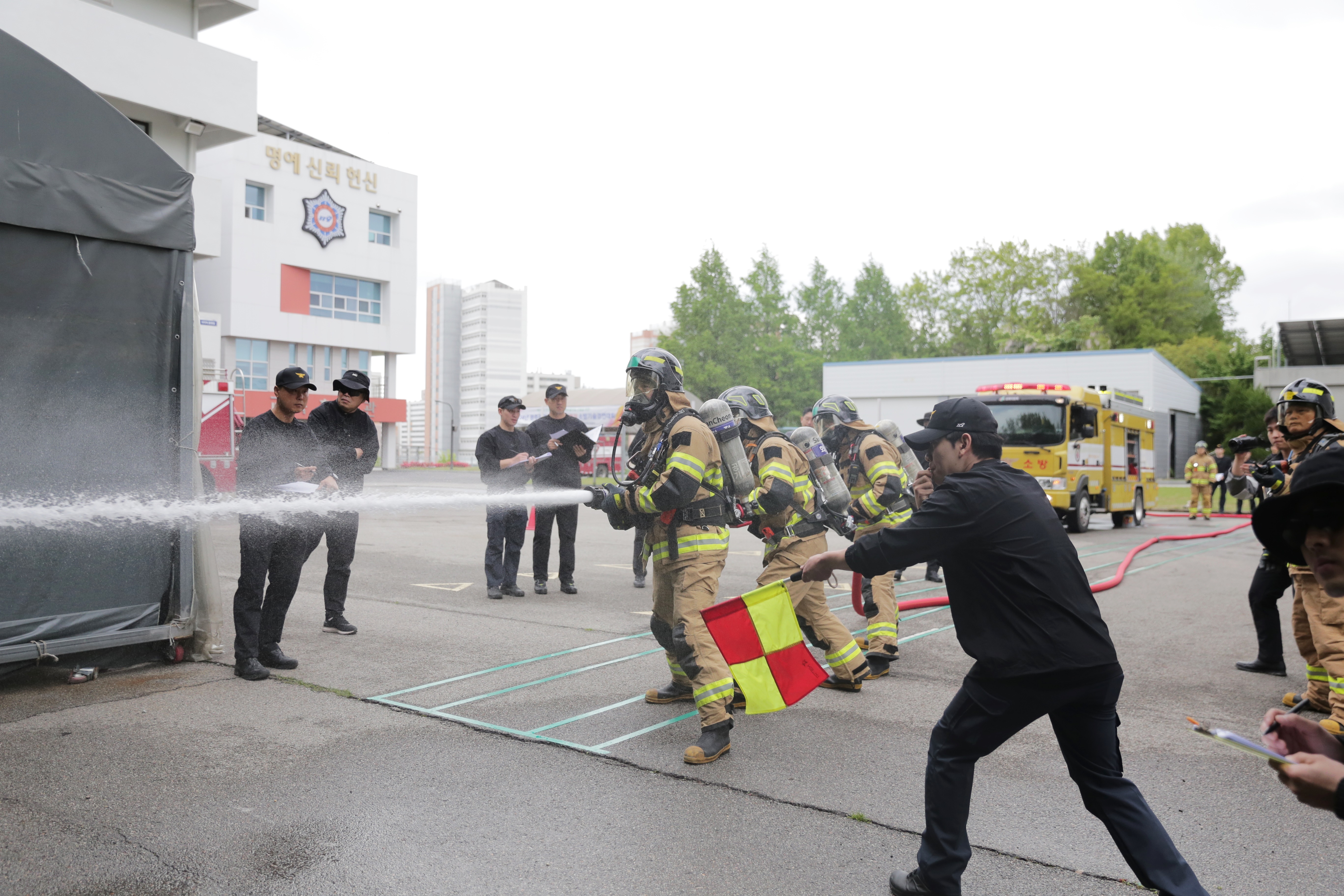 광산소방 하남센터 3팀, 화재진압기술 광주 최고